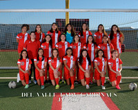 Del Valle Girls Soccer JV 2017