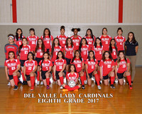 Del Valle 8th Grade Girls Soccer 2017