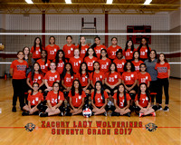 Zachry 7th Grade Volleyball 2017