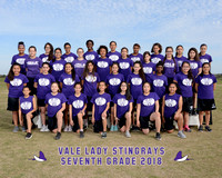 Vale 7th Grade Girls Track 2018