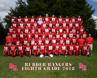 Rudder 8th Grade Football 2018