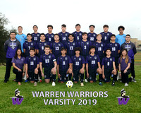 Warren Varsity Boys Soccer 2019