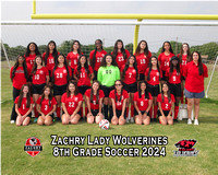 ZMS 8th Grade Girls Soccer 2024