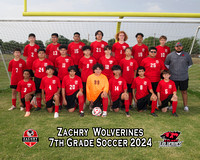 ZMS 7th Grade Boys Soccer 2024