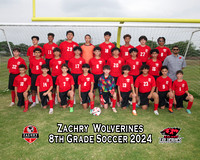 ZMS 8th Grade Boys Soccer 2024